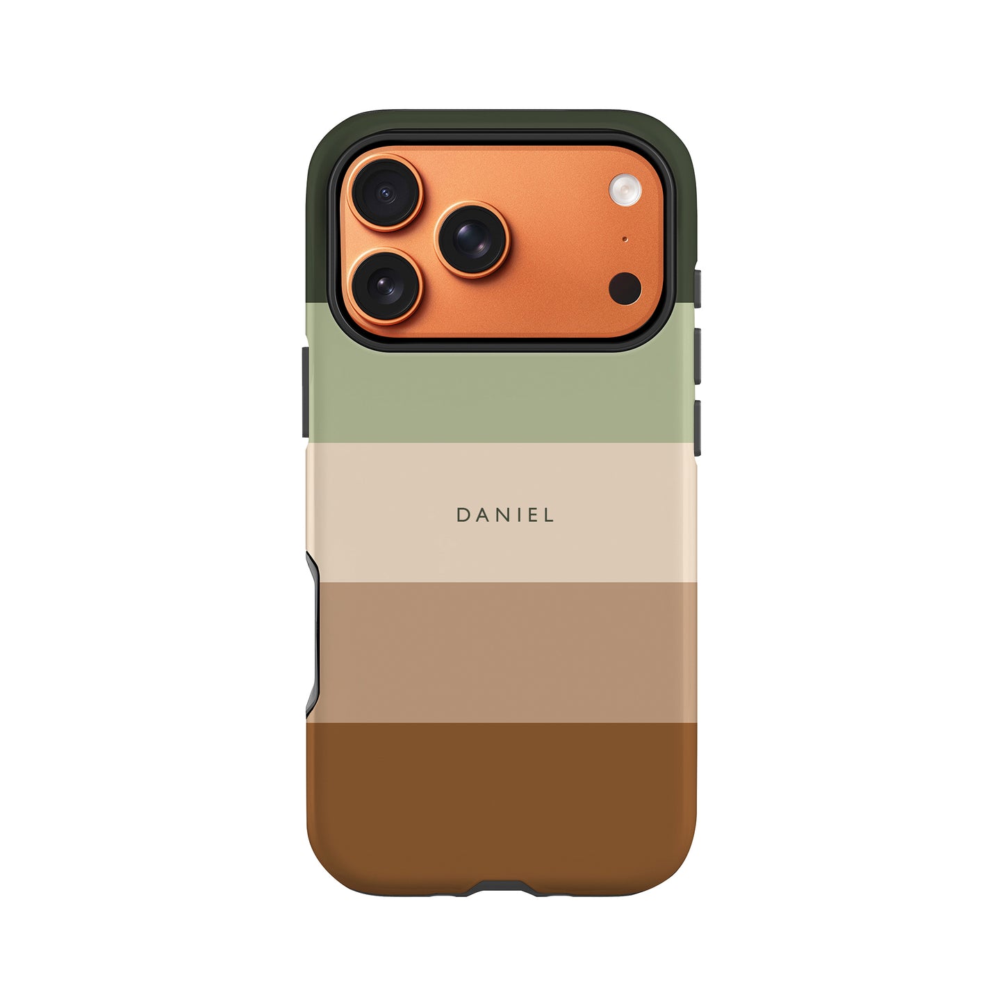 Custom Earth Tone Stripes Case