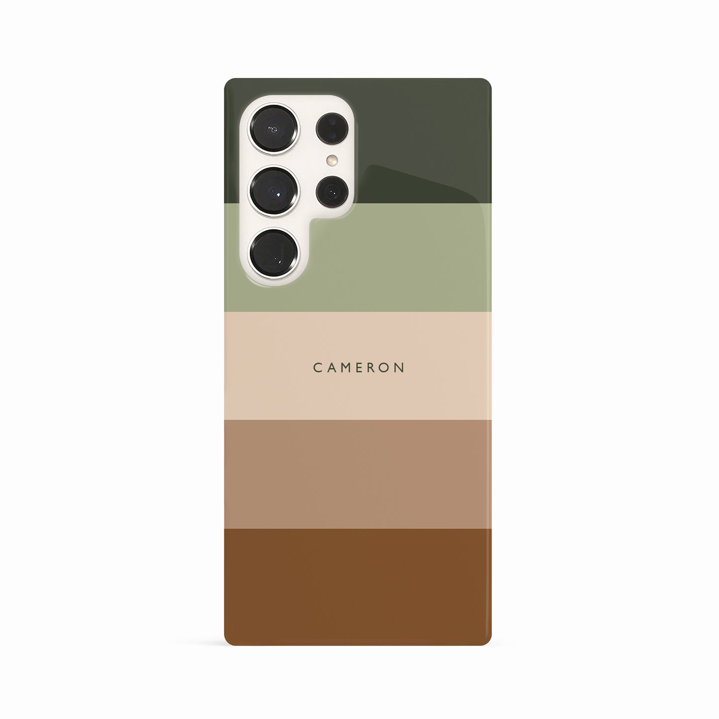 Custom Earth Tone Stripes Case