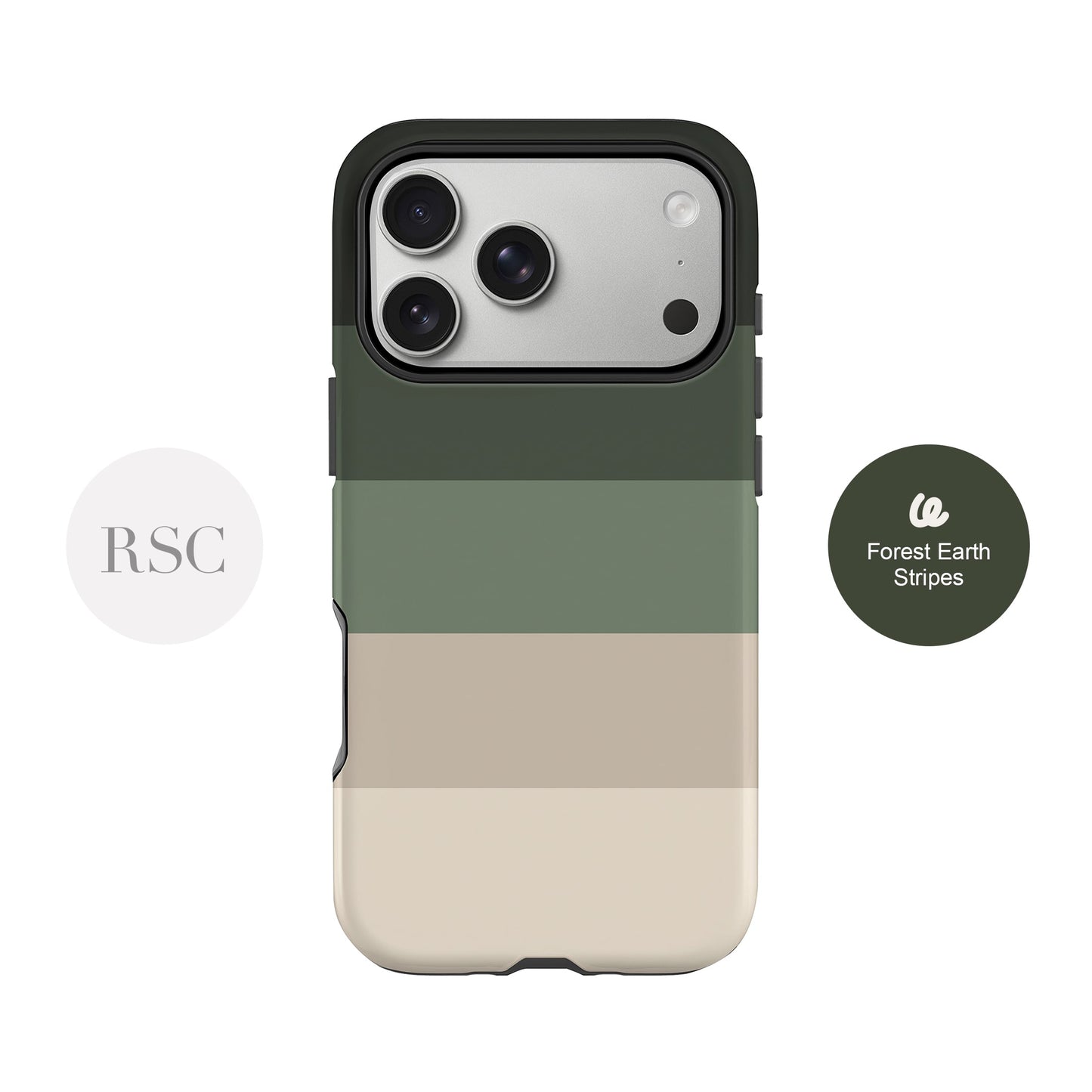 Forest Earth Stripes Case