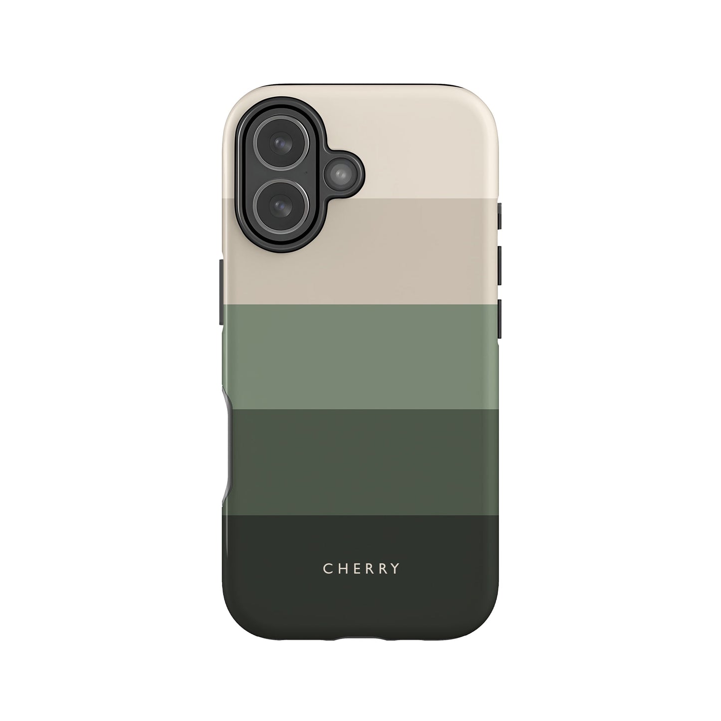 Custom Forest Green Stripe Case