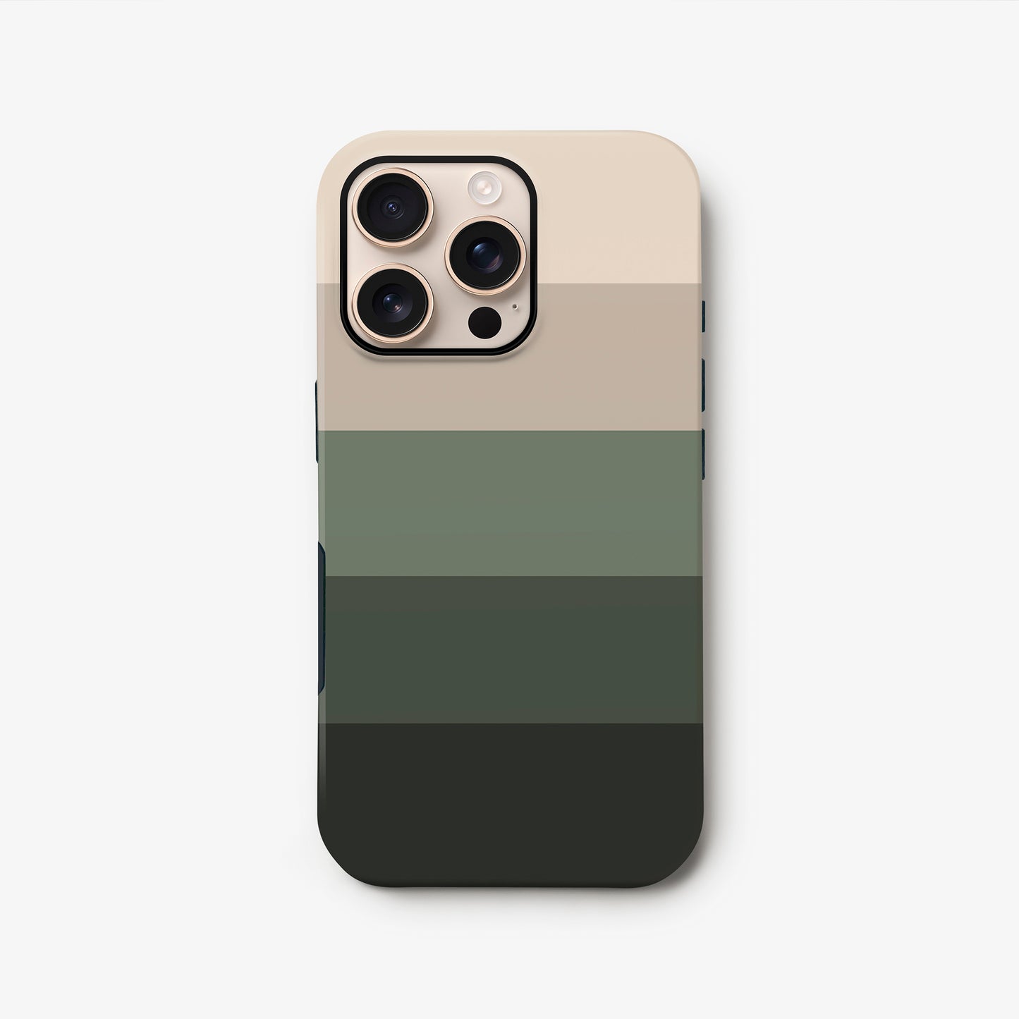 Forest Green Stripe Print Case