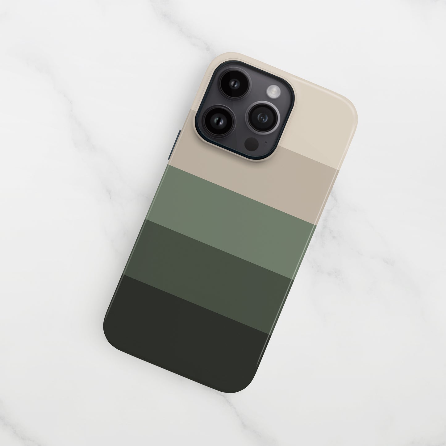Custom Forest Green Stripe Case