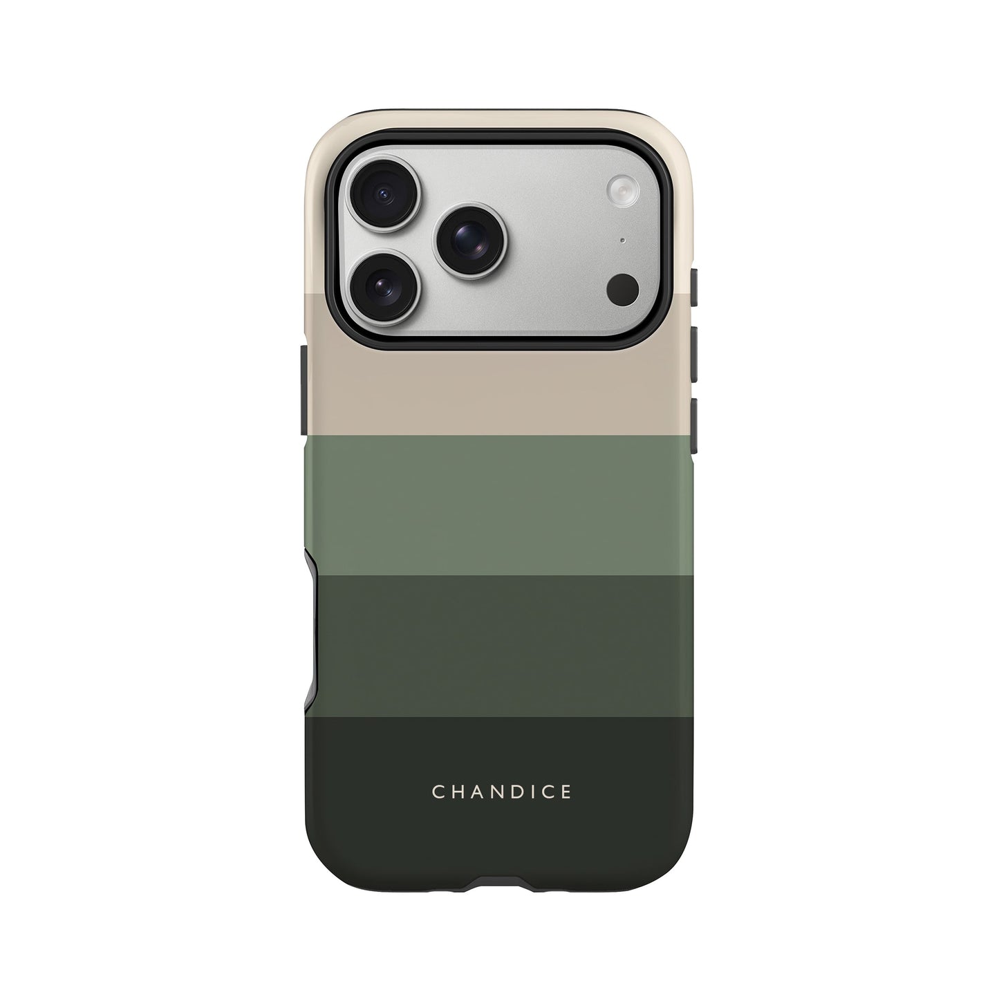 Custom Forest Green Stripe Case