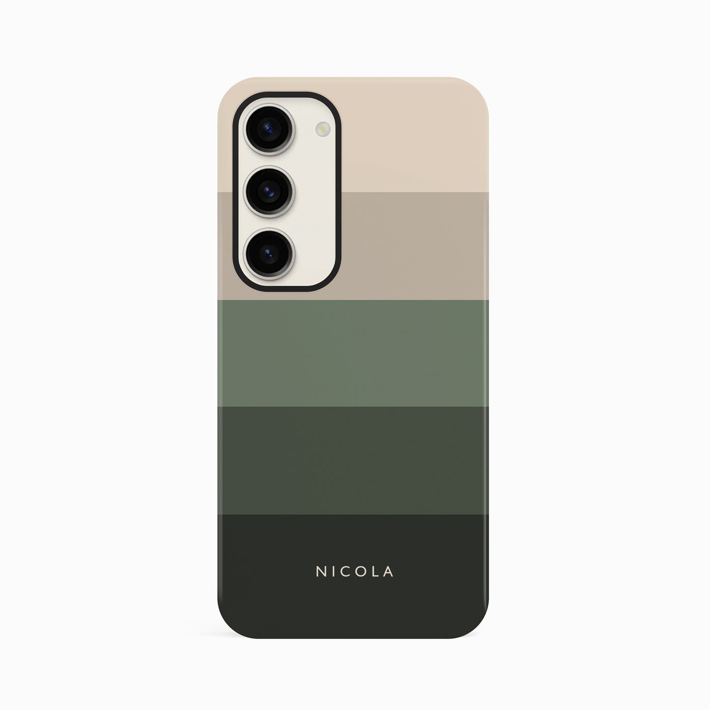 Custom Forest Green Stripe Case