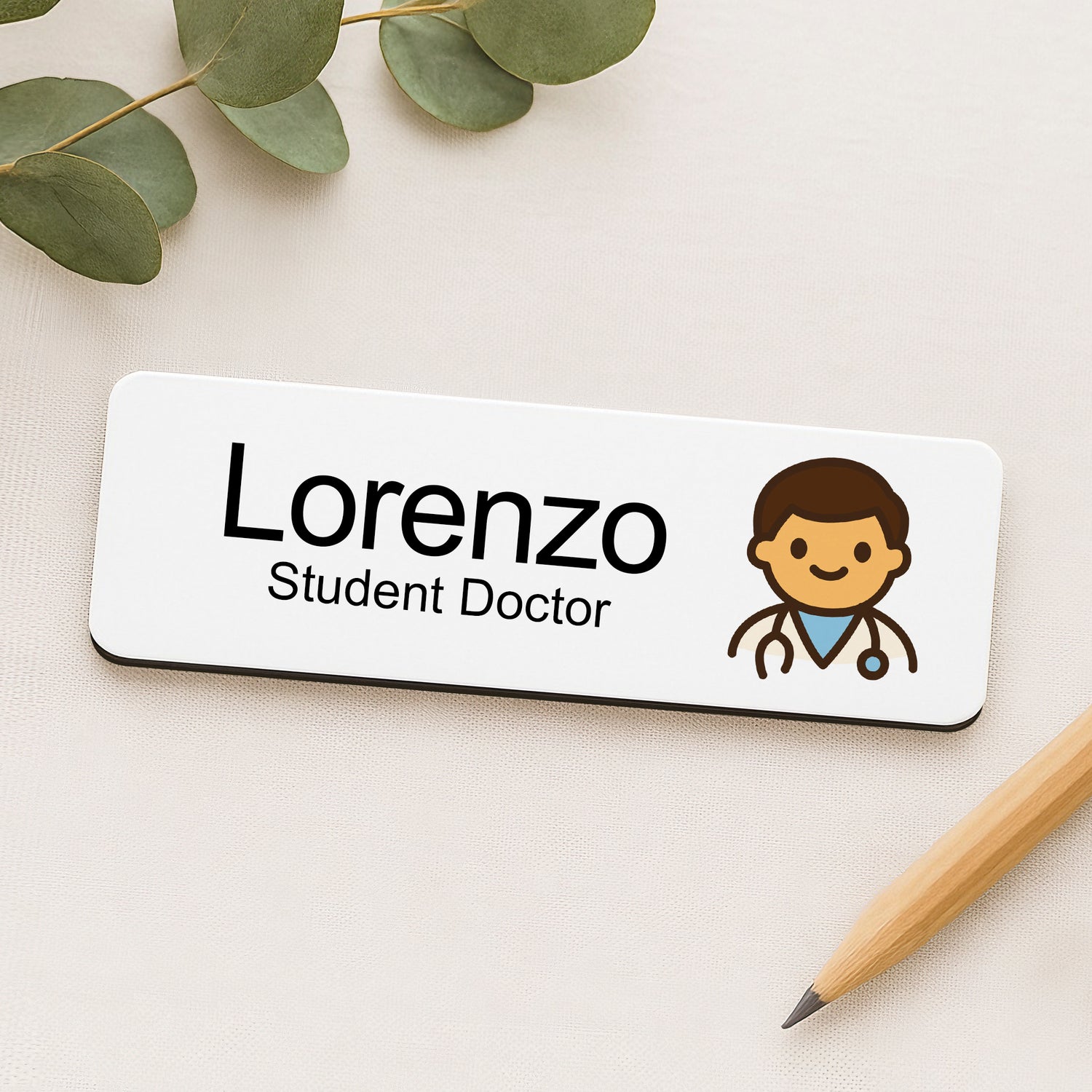Custom Hospital Name Badge For Doctors & Nurses Name Badge