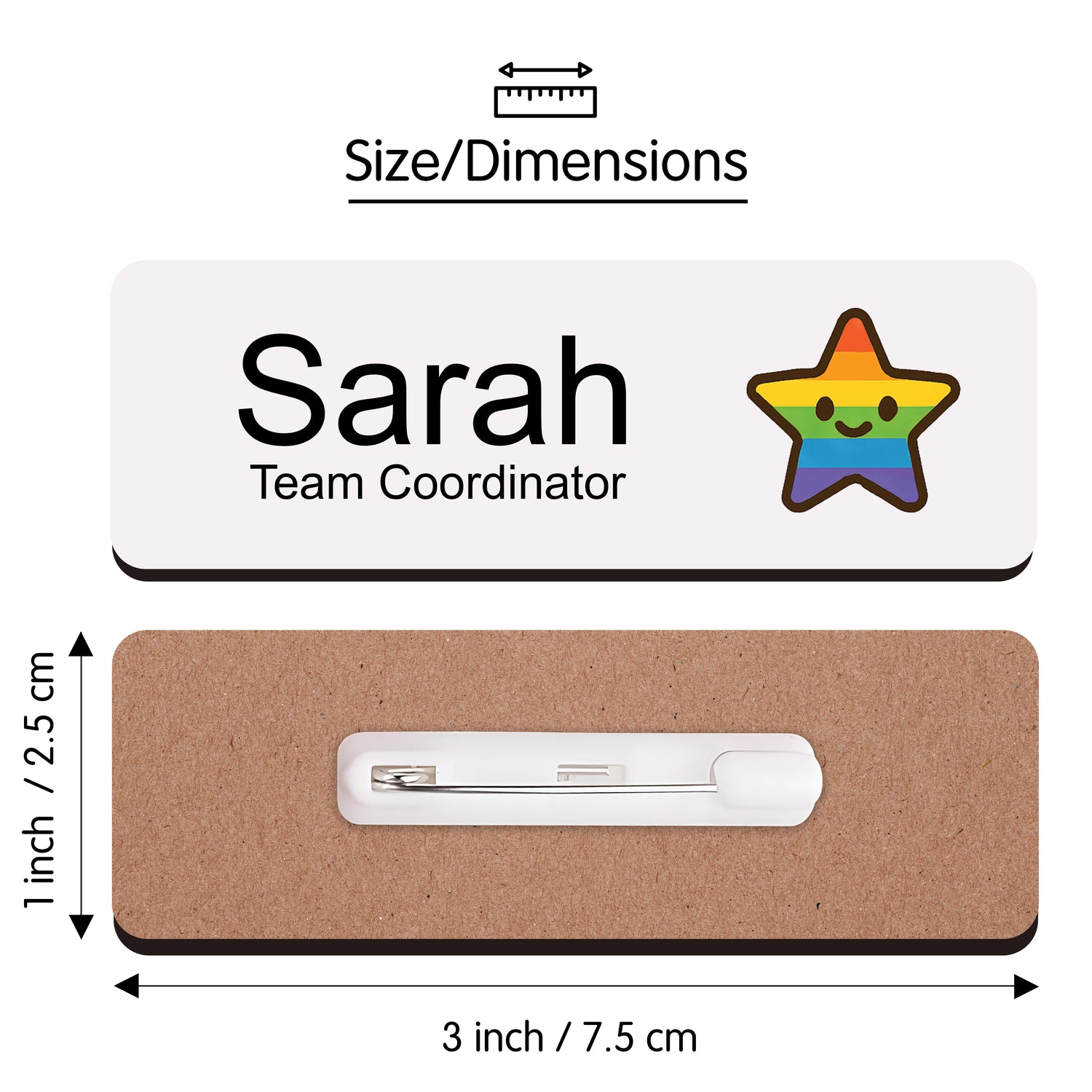 Custom Hospital Name Badge For Doctors & Nurses Name Badge