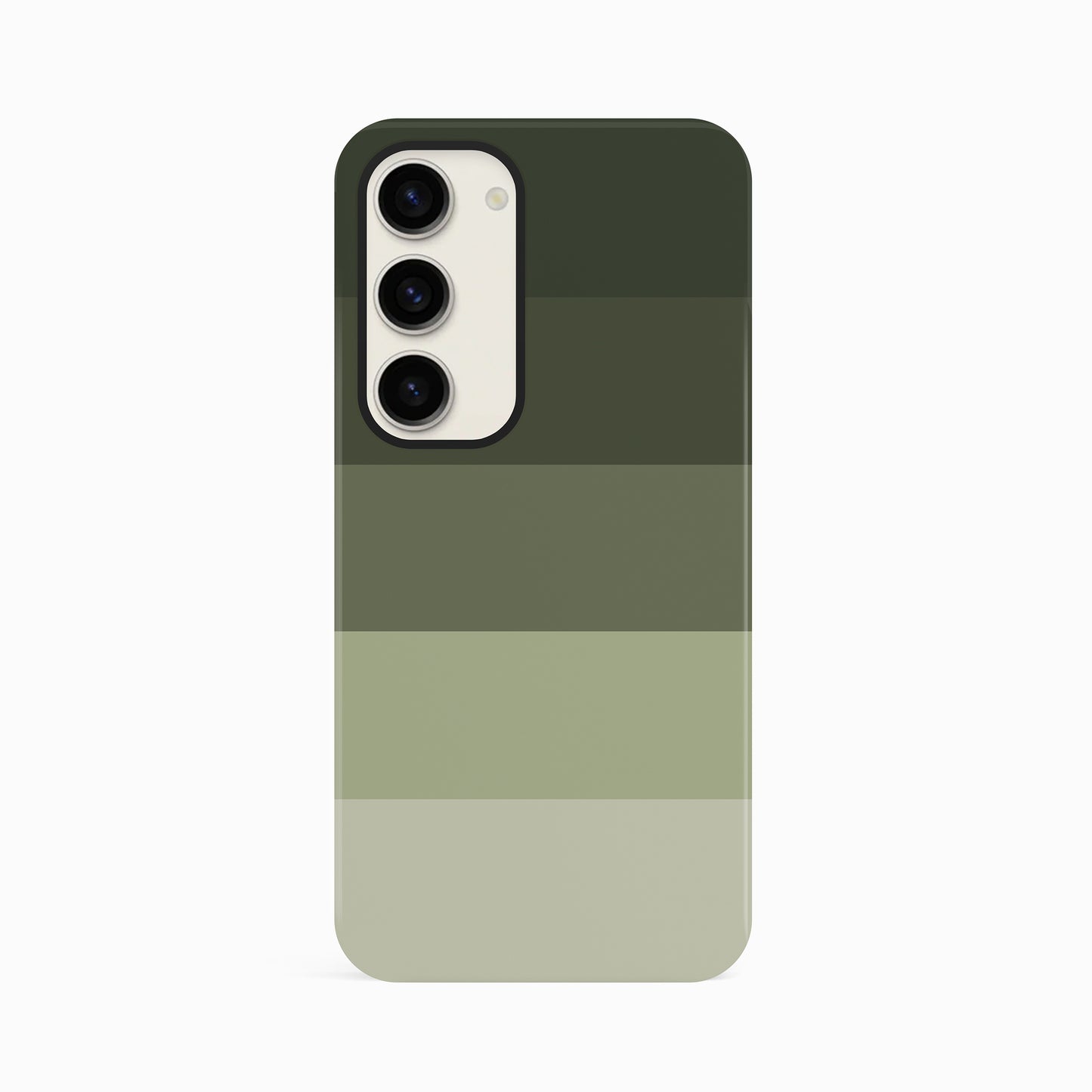 Muted Earth Green Stripes Case