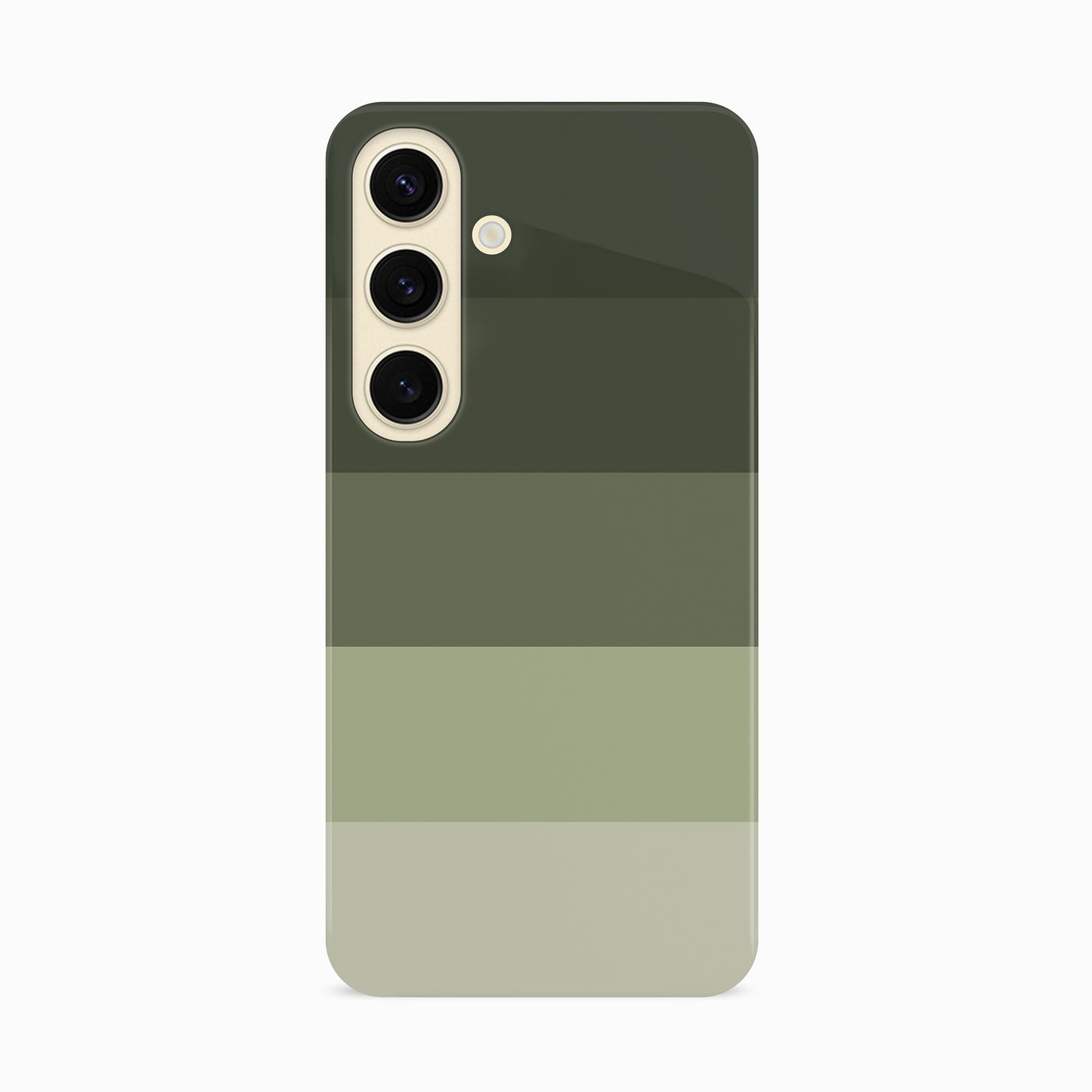 Muted Earth Green Stripes Case