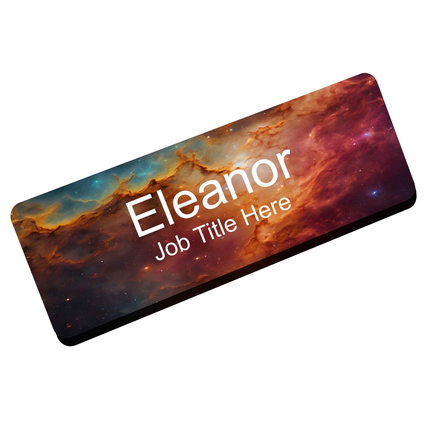 Space Art Custom Name Badge Name Badge