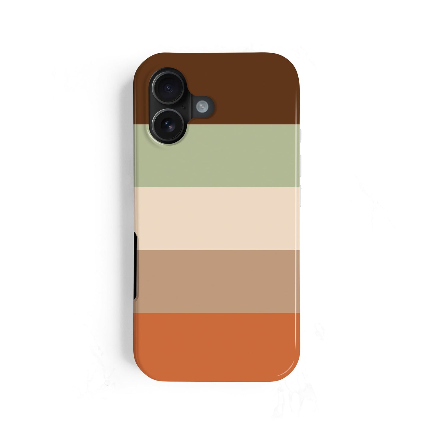 Chocolate Orange Stripe Case