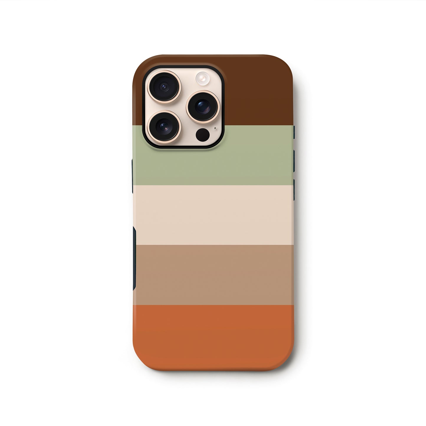 Chocolate Orange Stripe Case