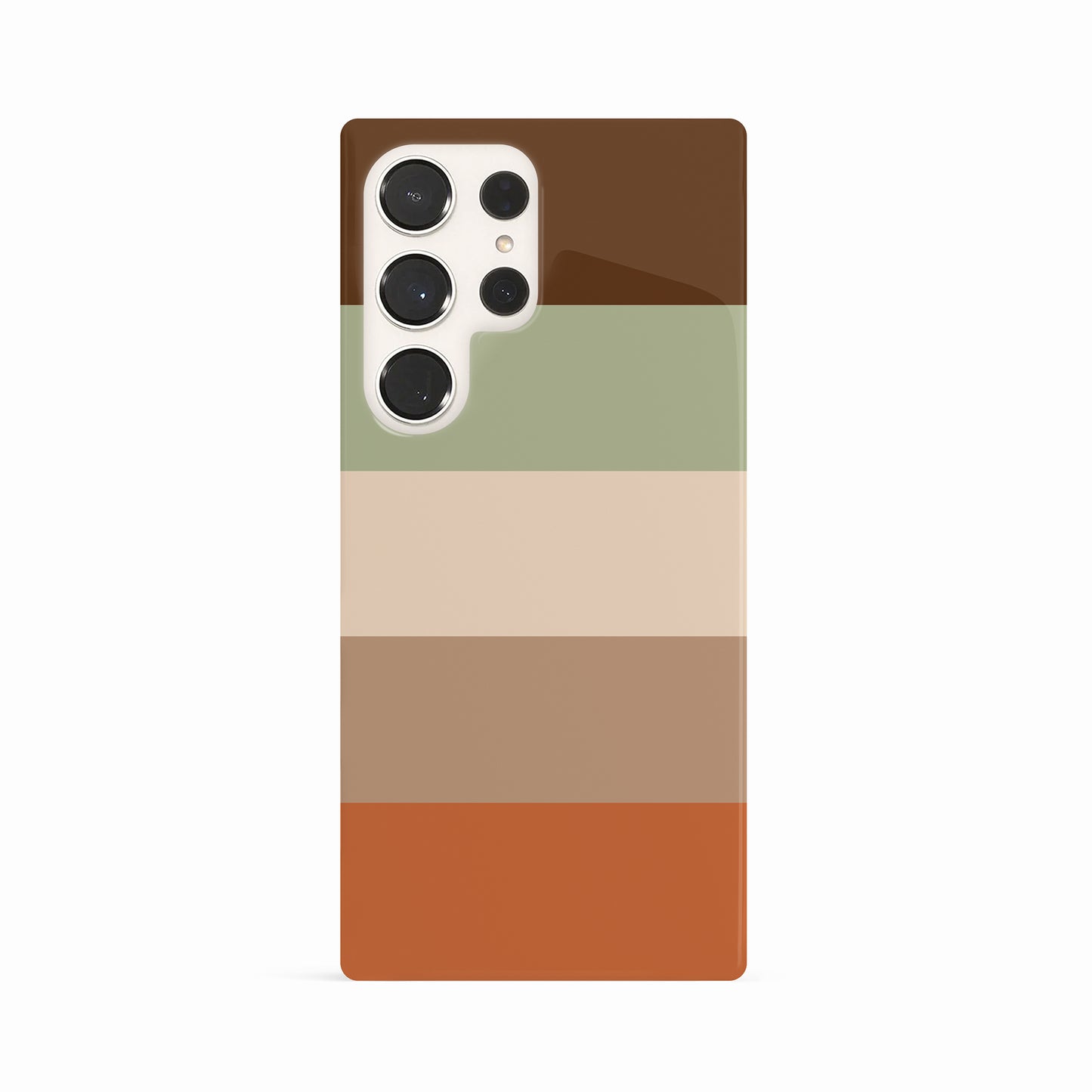 Chocolate Orange Stripe Case