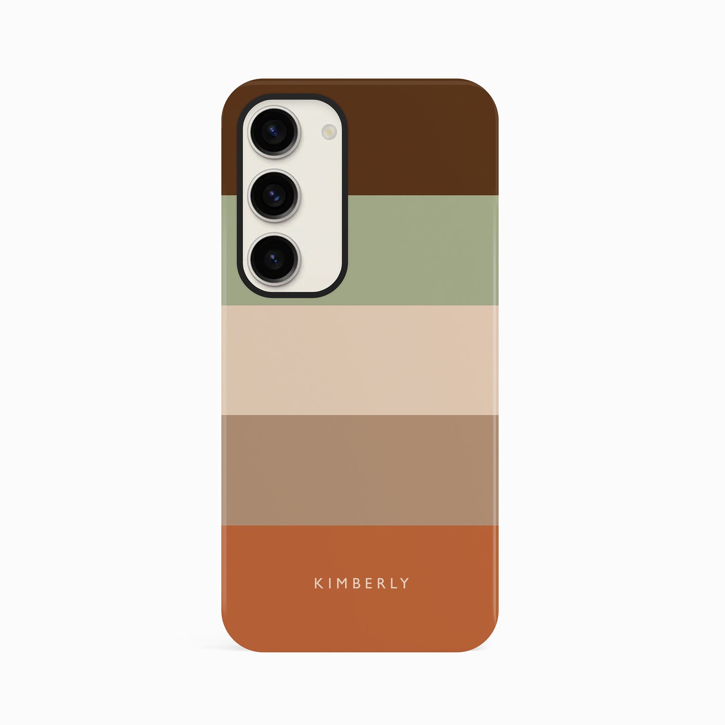 Custom Chocolate Orange Stripe Case