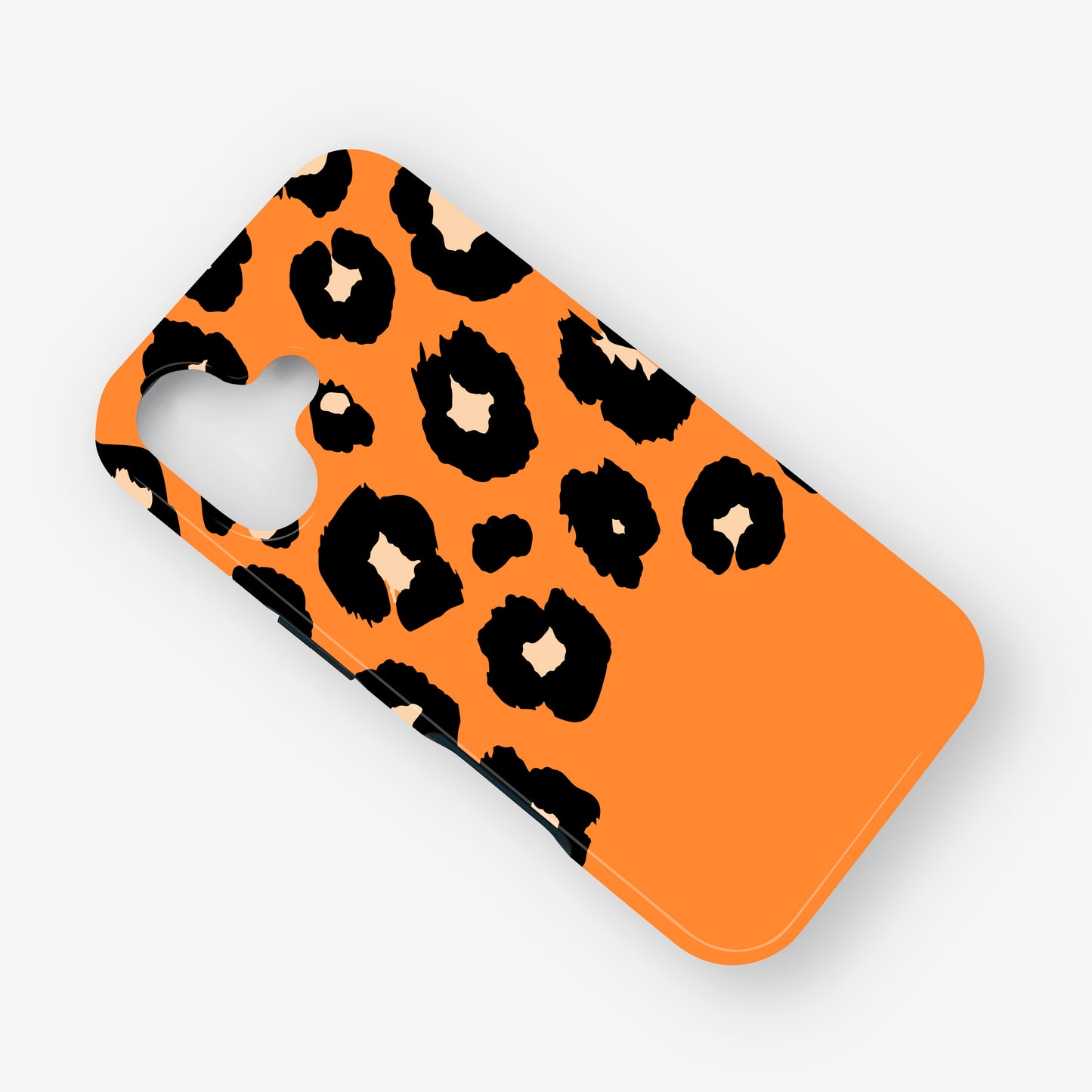 Custom Orange Cream leopard Print Spots Case Phone Case