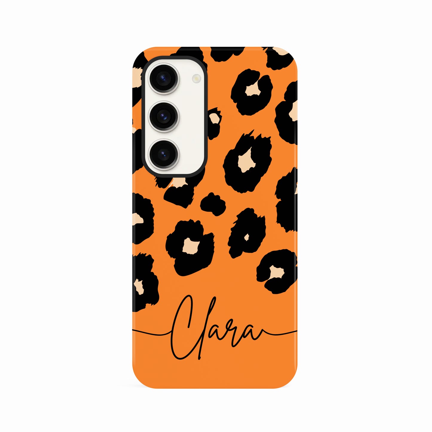 Custom Orange Cream leopard Print Spots Case Phone Case
