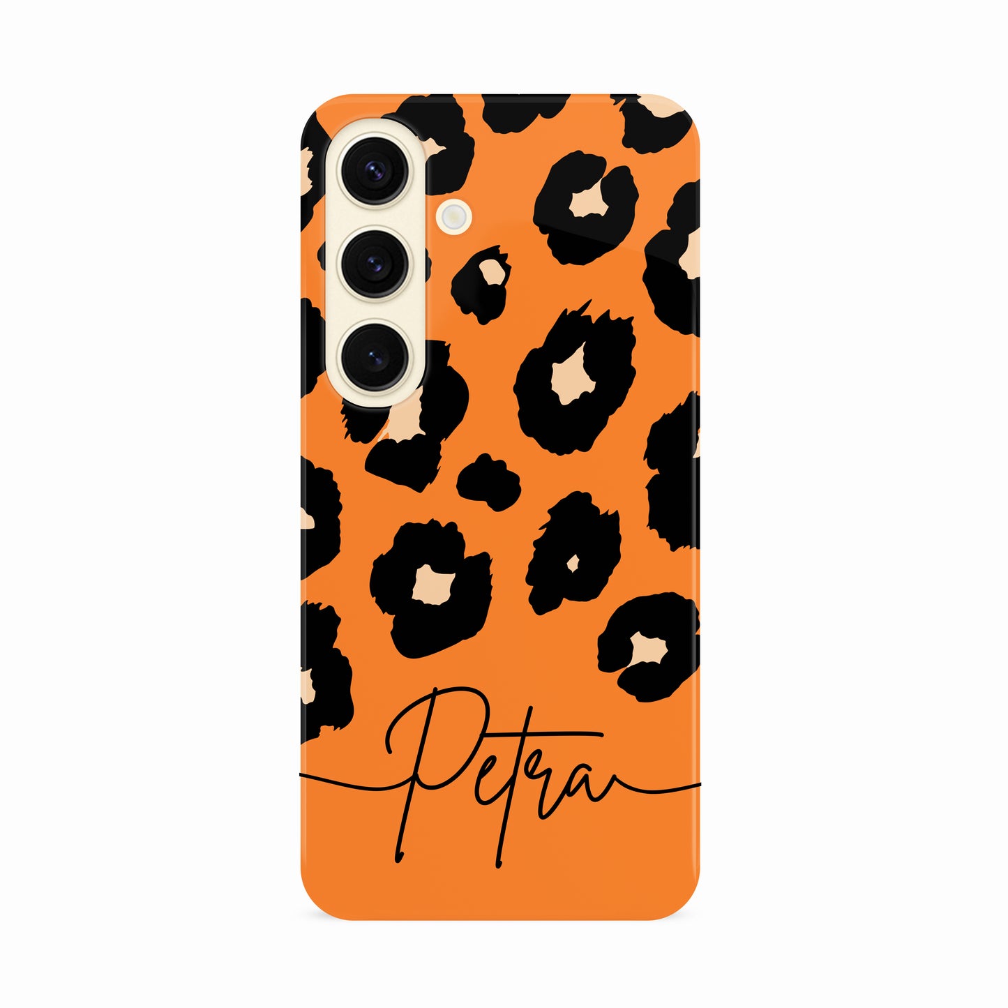 Custom Orange Cream leopard Print Spots Case Phone Case