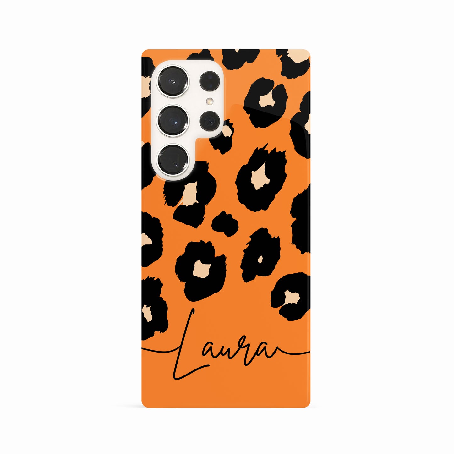 Custom Orange Cream leopard Print Spots Case Phone Case
