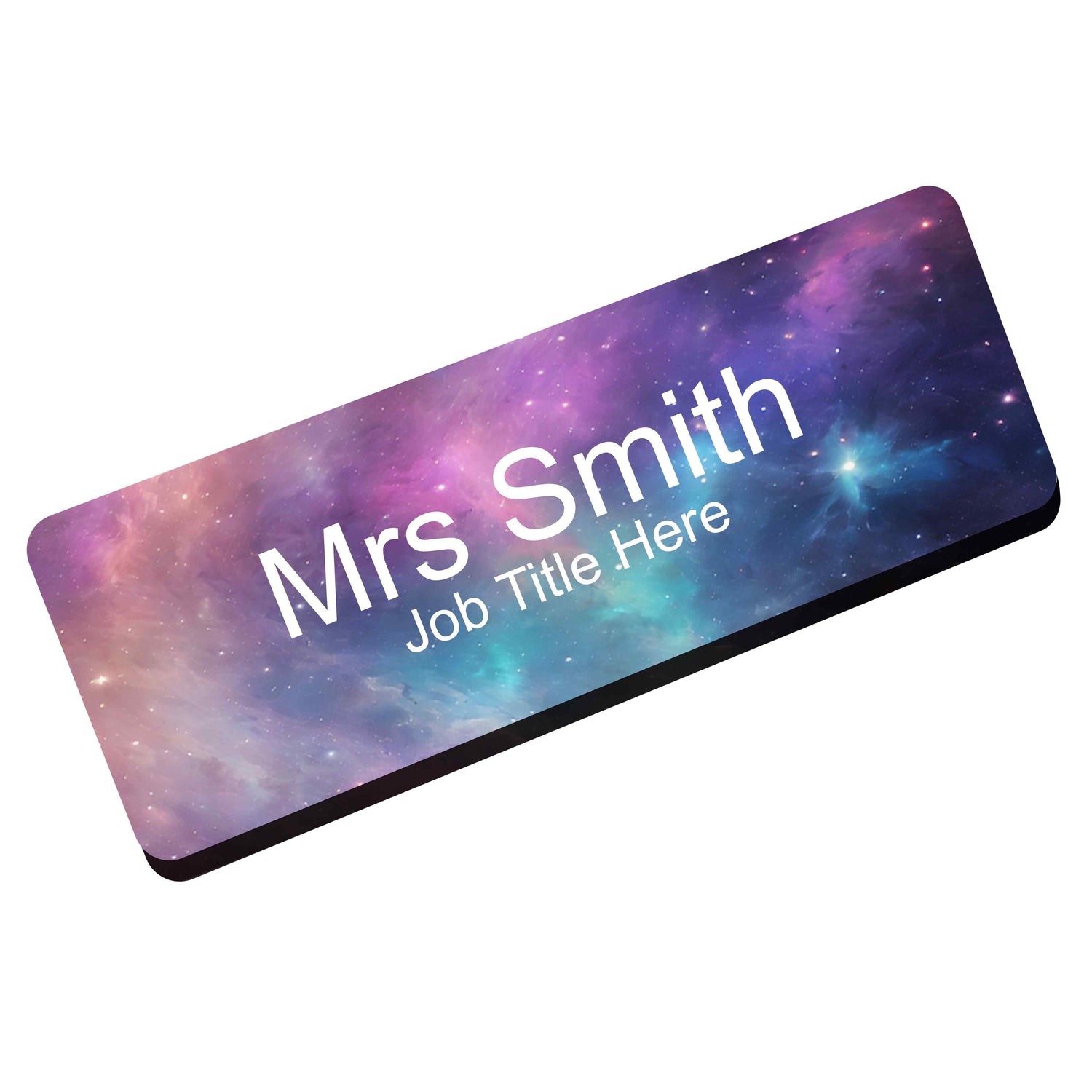 Space Art Custom Name Badge Name Badge