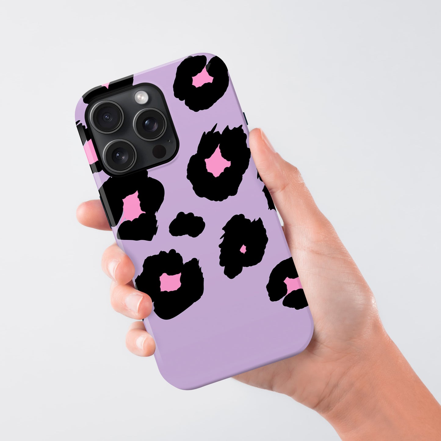 Purple Pink Leopard Print Magsafe Case Phone Case