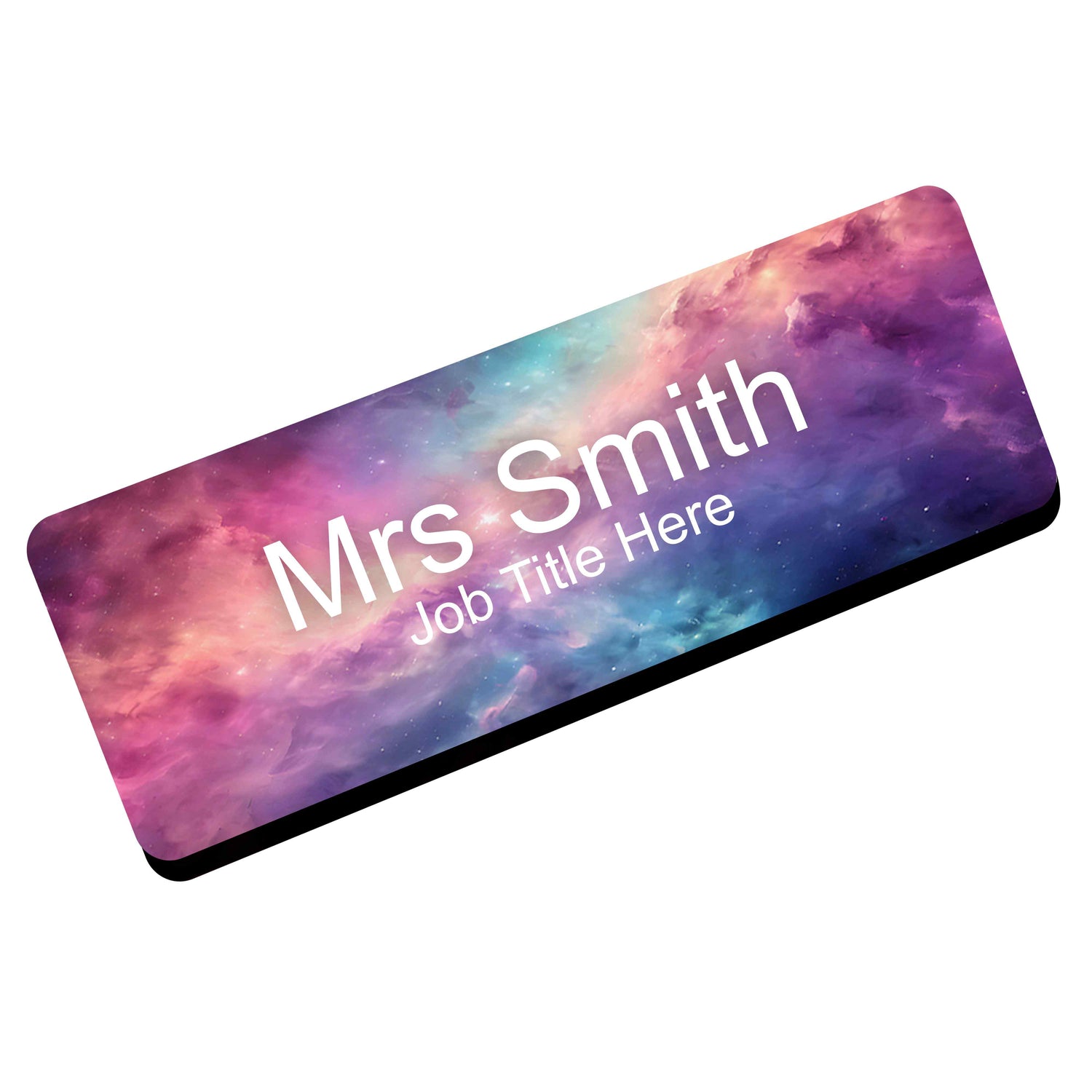 Space Art Custom Name Badge Name Badge