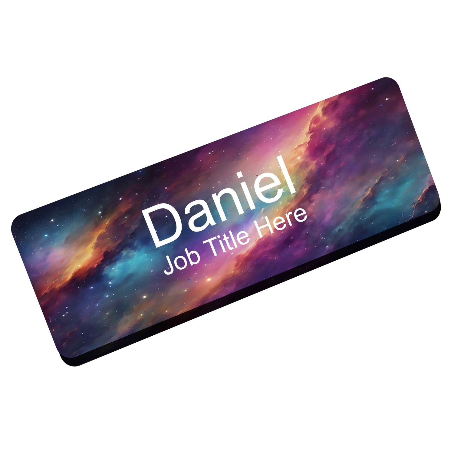 Space Art Custom Name Badge Name Badge