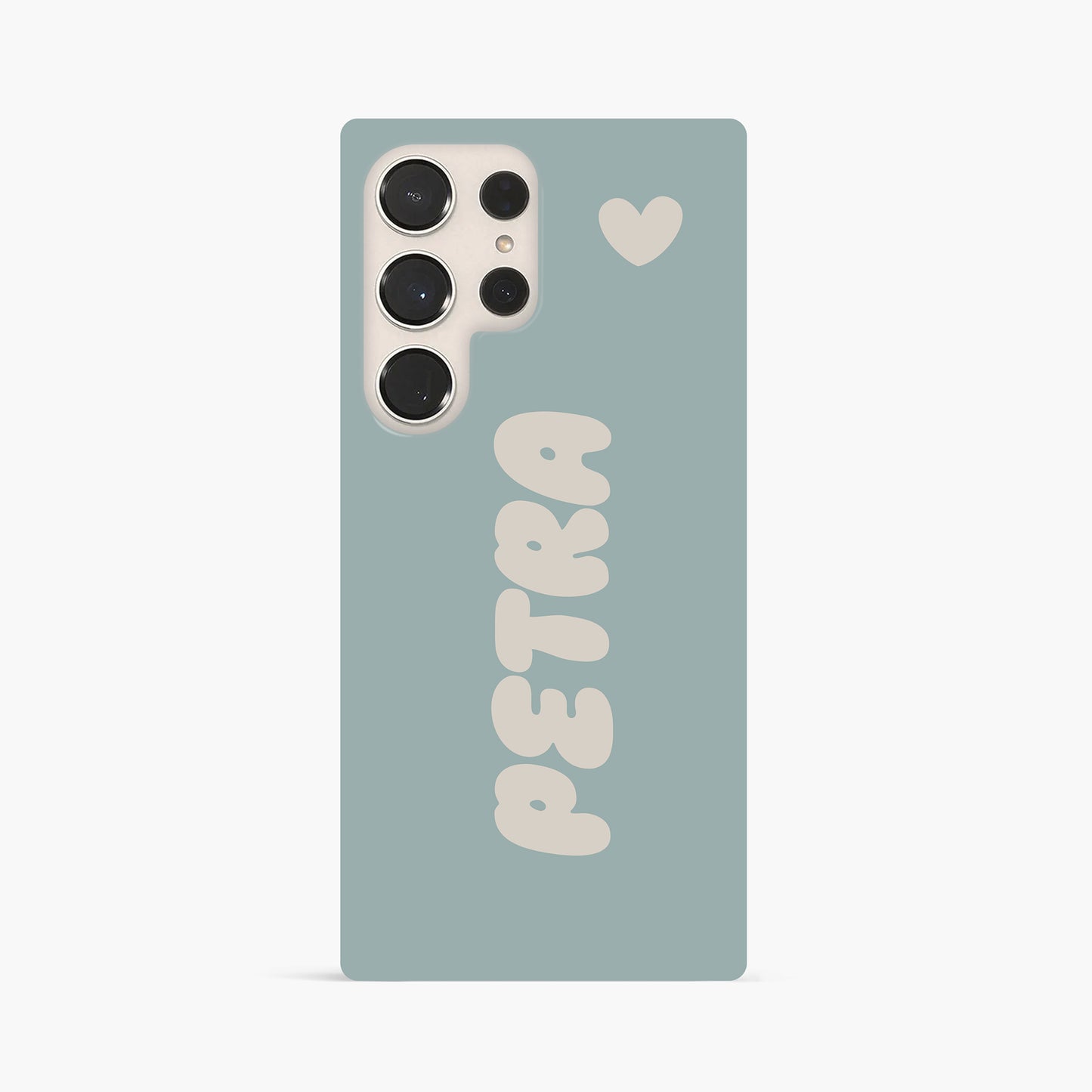 Blue Custom Bubble Name Case Phone Case