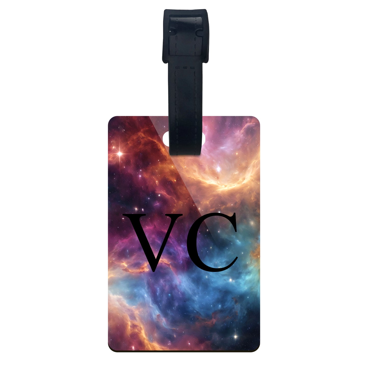 Space Art Personalised Luggage Tag  luggage tag