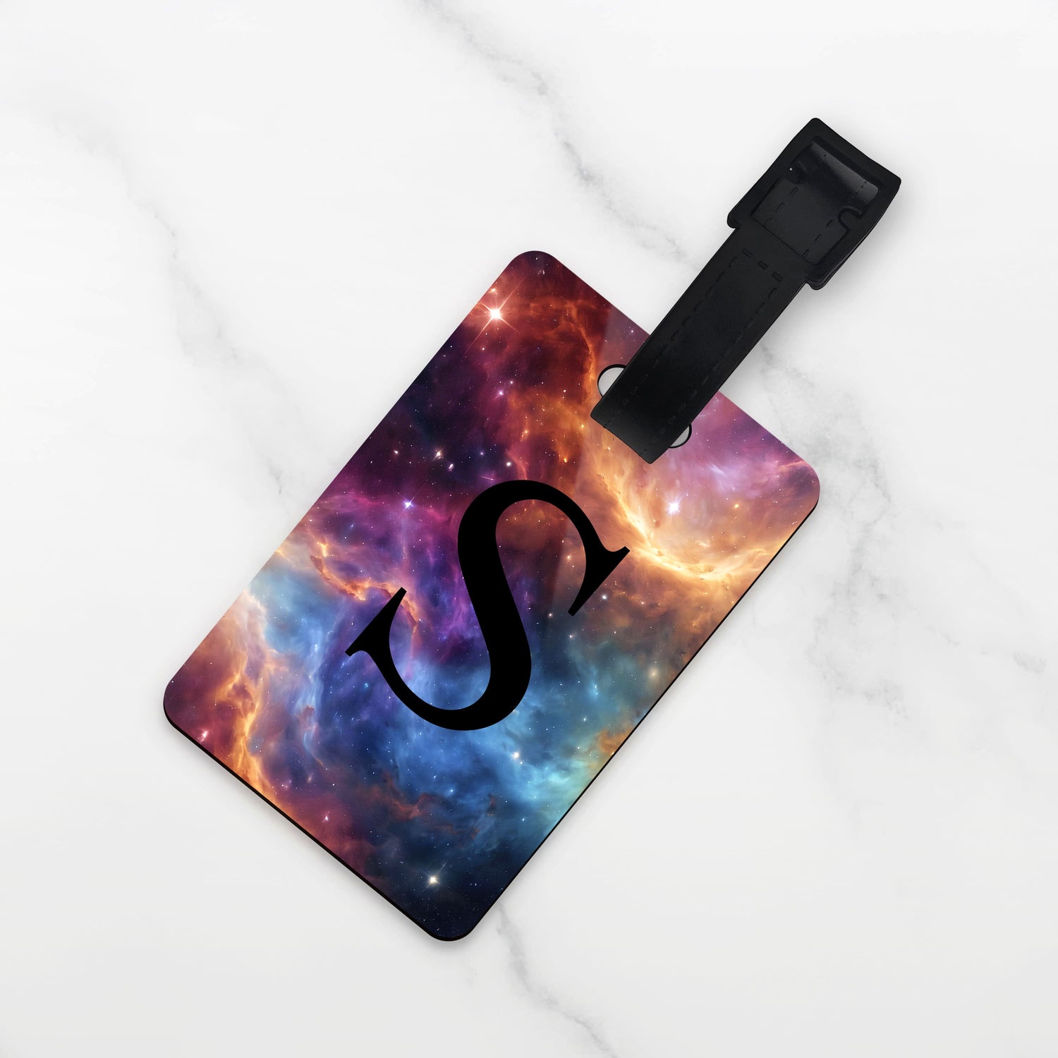 Space Art Personalised Luggage Tag  luggage tag