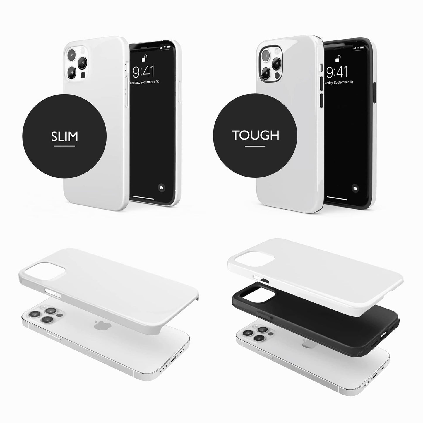 Pink and Purple Marble Initials Case  Phone Case