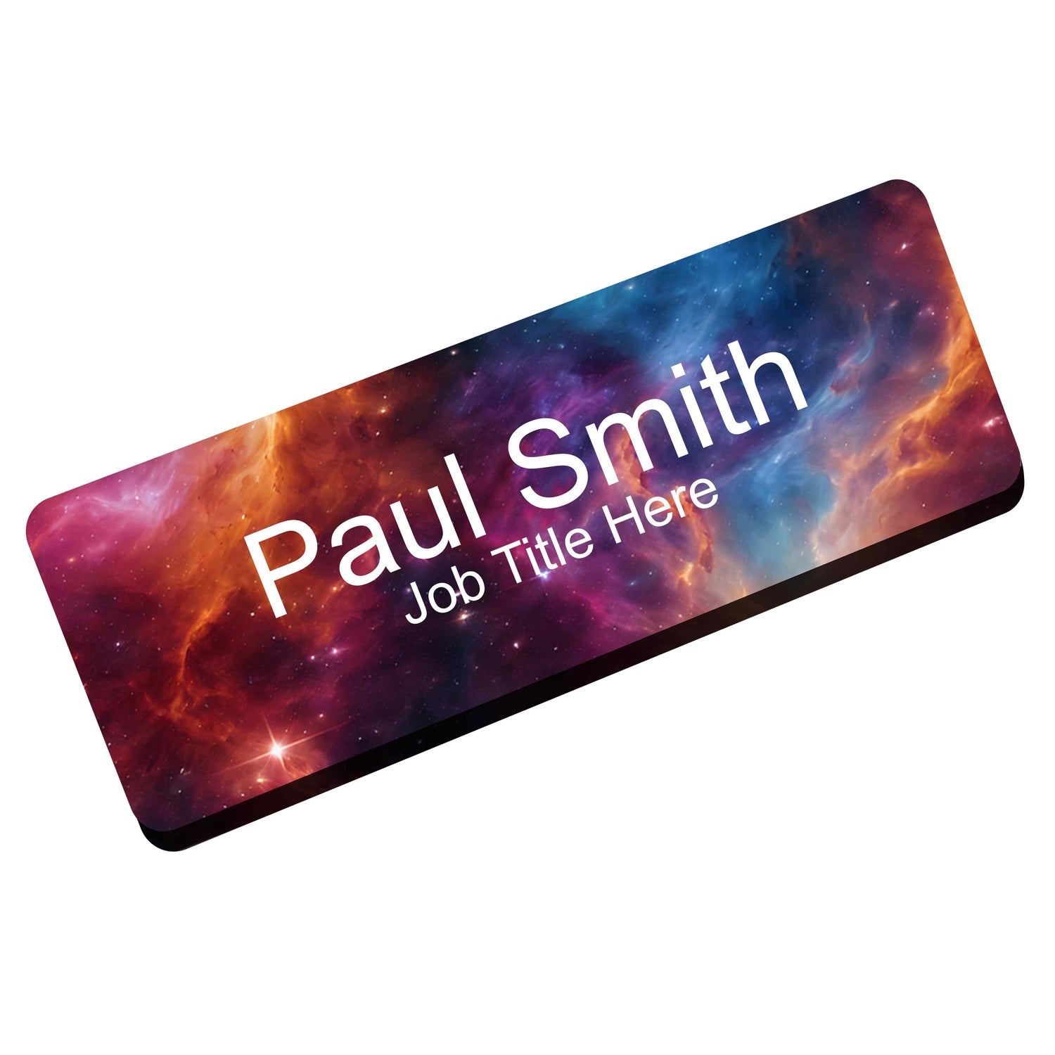 Space Art Custom Name Badge Name Badge