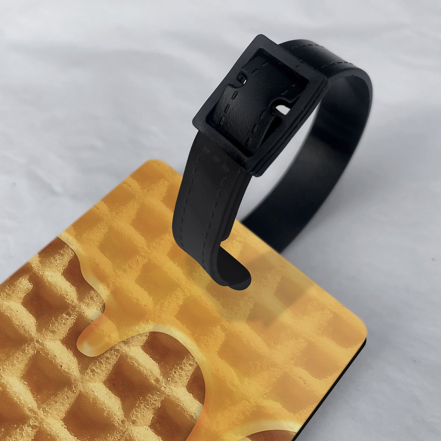 Personalised Waffle Art Luggage Tag  luggage tag