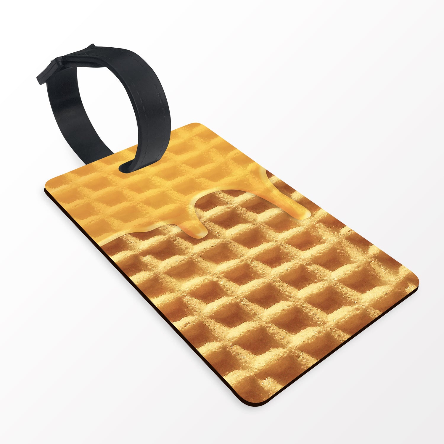 Personalised Waffle Art Luggage Tag  luggage tag