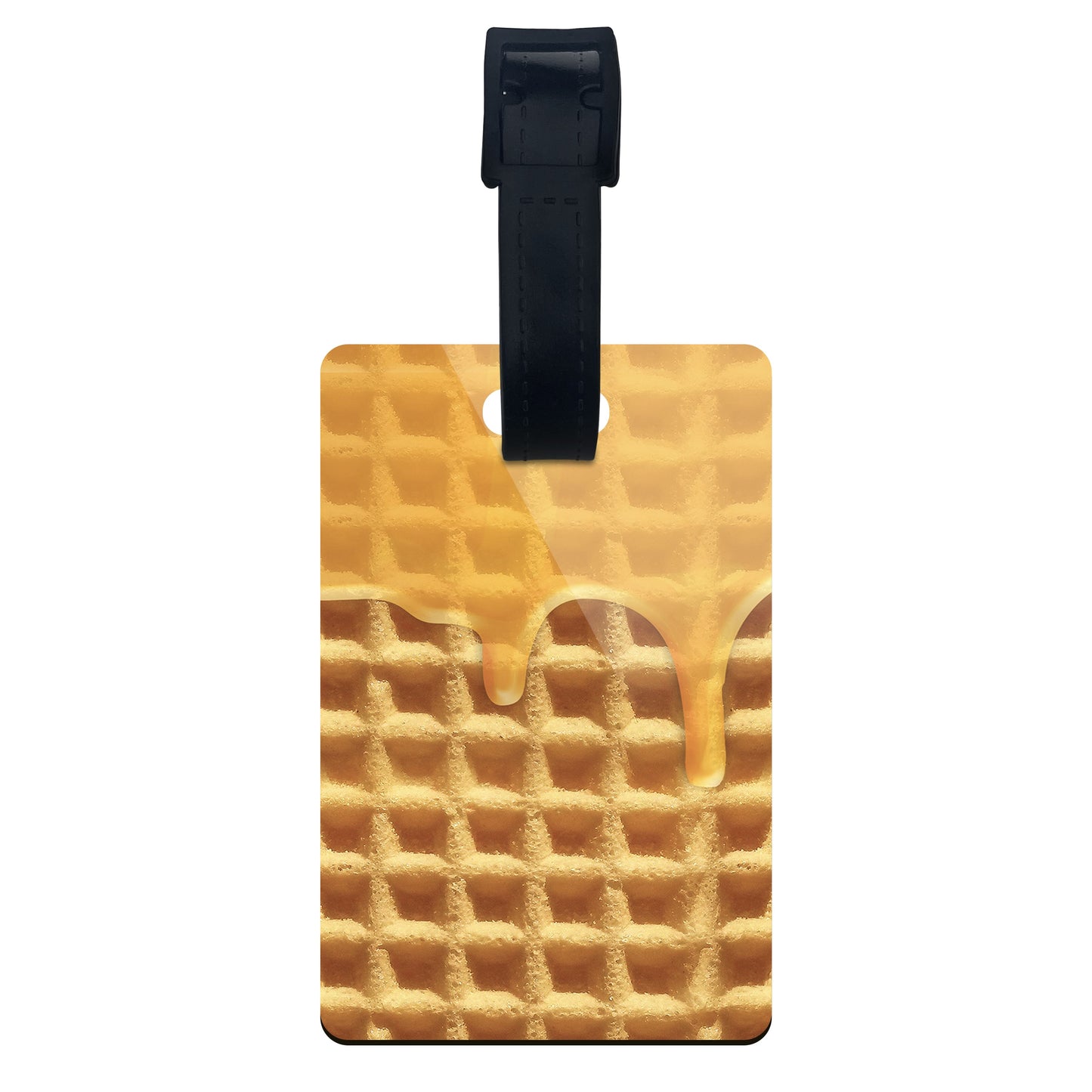 Personalised Waffle Art Luggage Tag  luggage tag