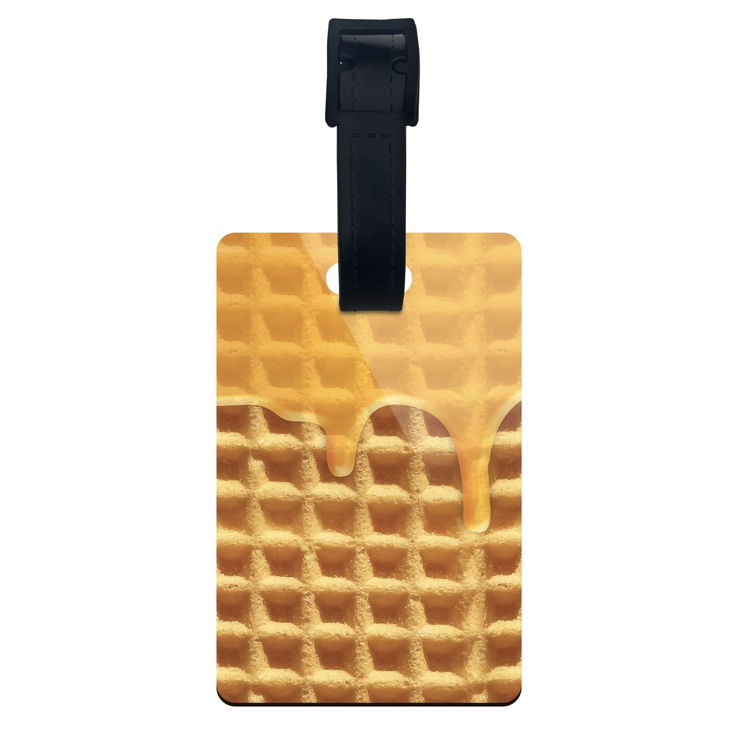 Personalised Waffle Art Luggage Tag  luggage tag