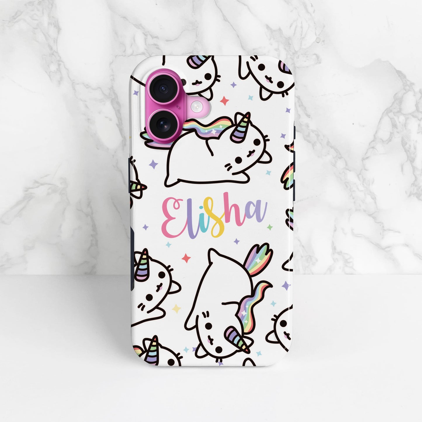 Personalised Caticorn Cat Unicorn Phone Case Phone Case