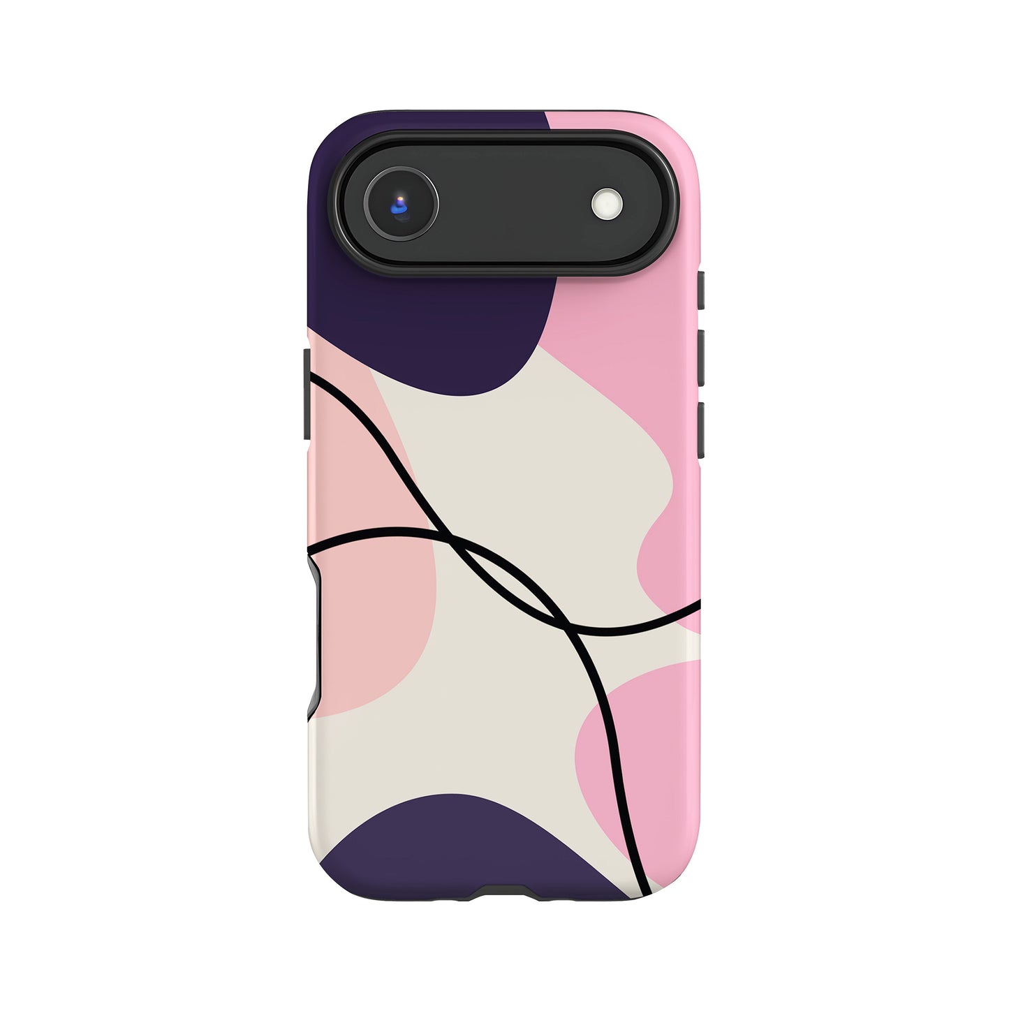 Purple and Pink Abstract Print Case iPhone 17 Air Phone Case