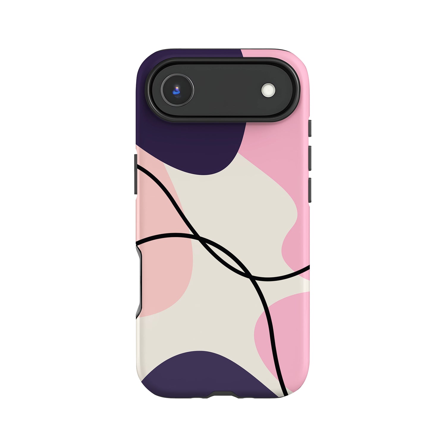 Purple and Pink Abstract Print Case iPhone 17 Air Phone Case