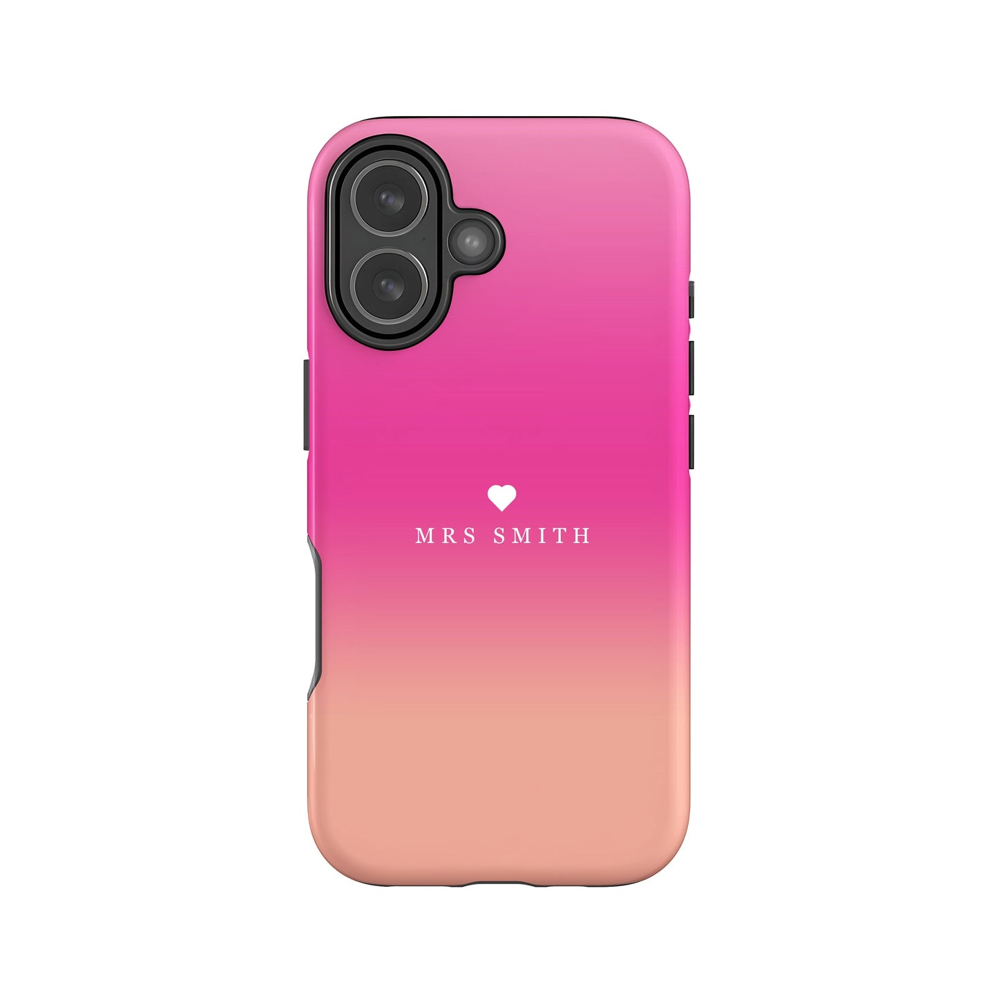 Personalised Pink Ombré Phone Case Phone Case