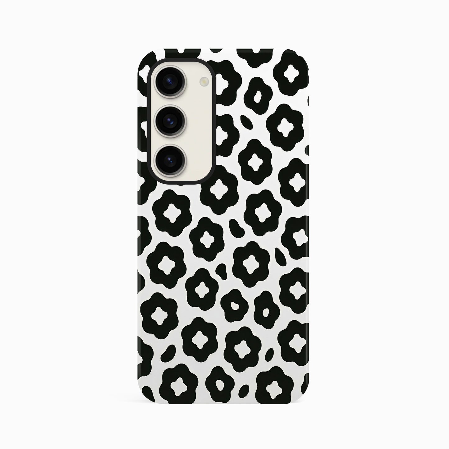 Abstract Black White Leopard Print Case Phone Case