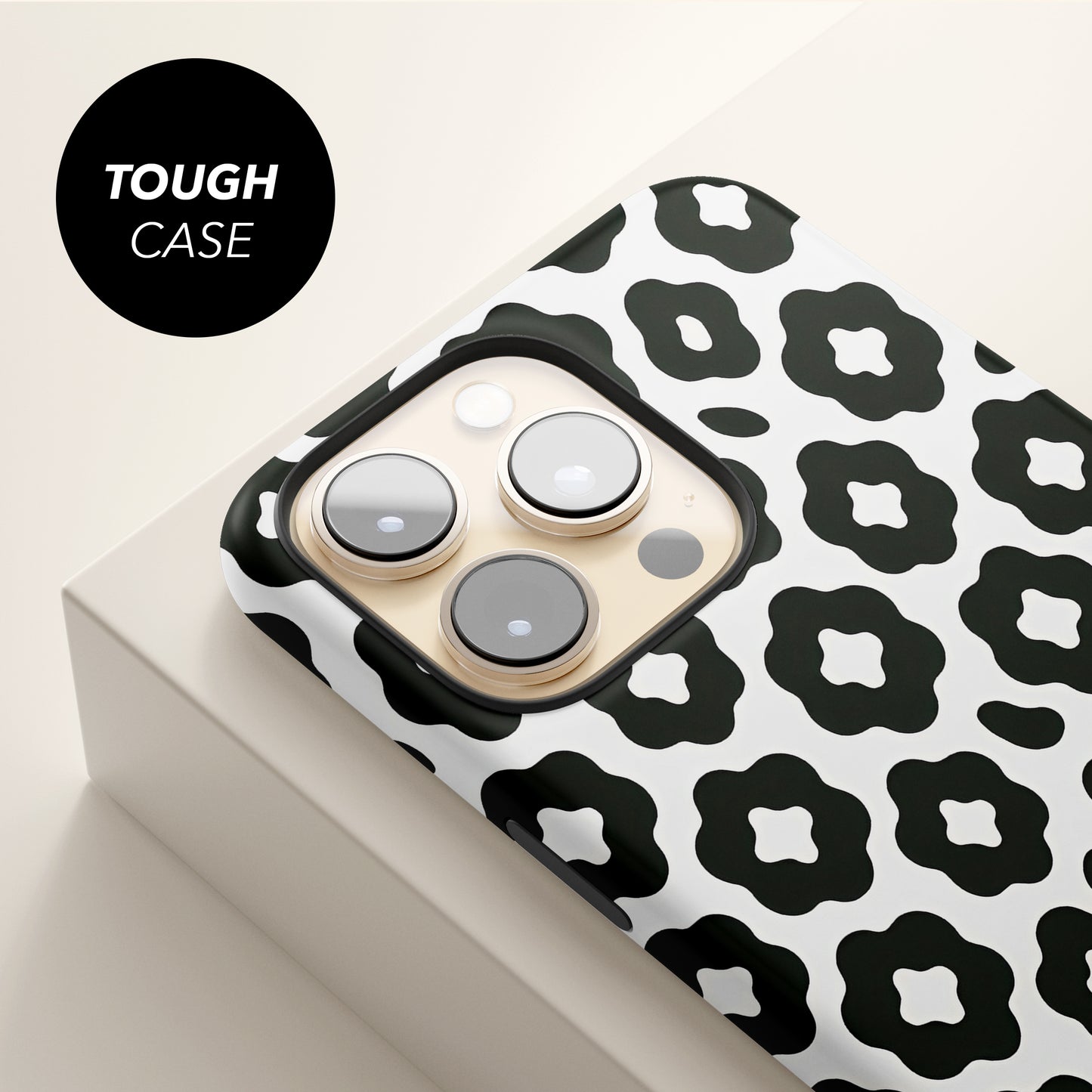 Abstract Black White Leopard Print Case Phone Case
