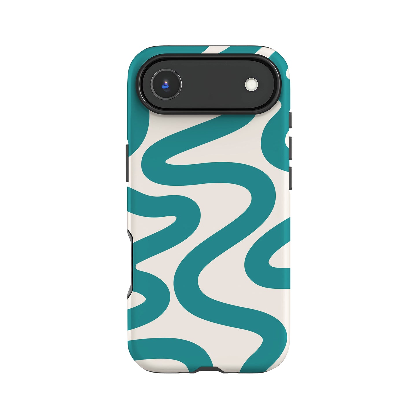 Abstract Wavy Blue Pattern Case iPhone 17 Air Phone Case