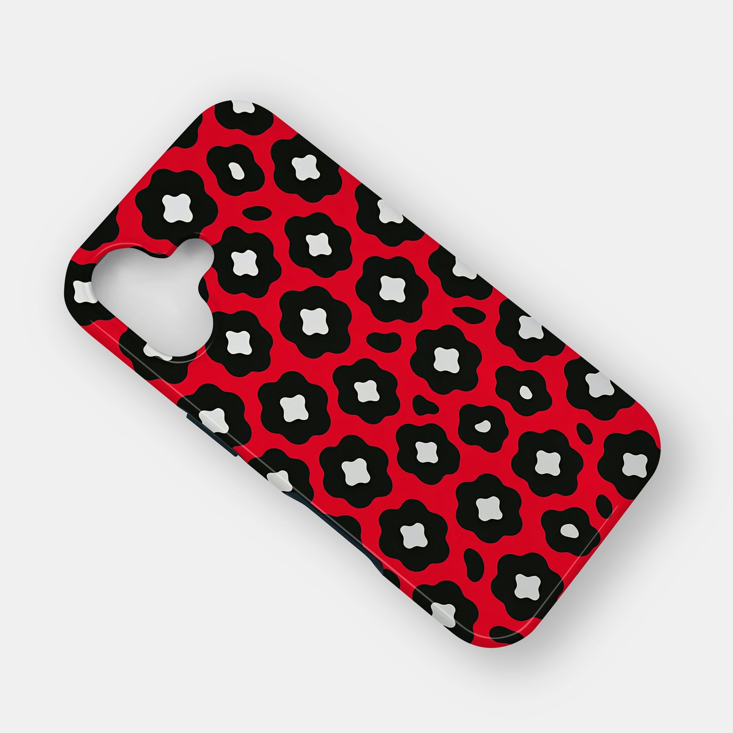Abstract Bold Red Leopard Print Case Phone Case