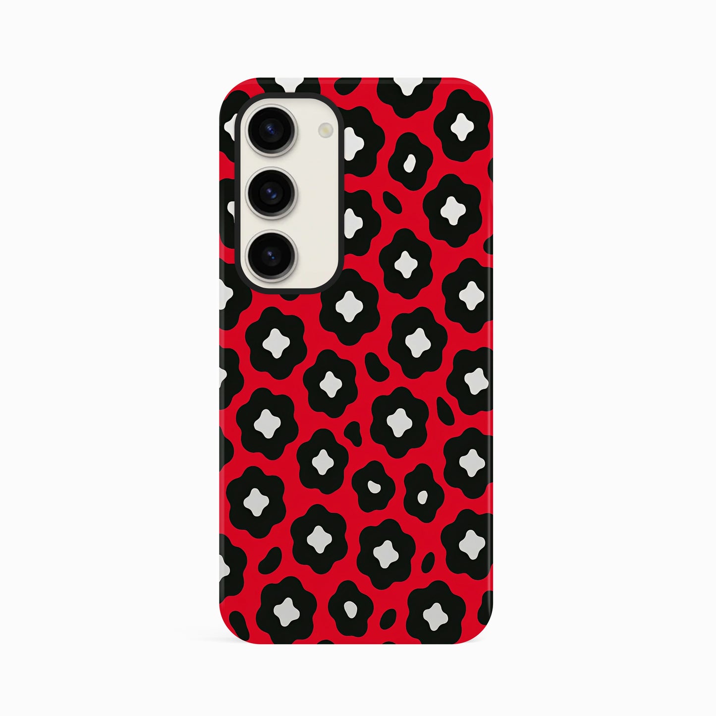 Abstract Bold Red Leopard Print Case Phone Case