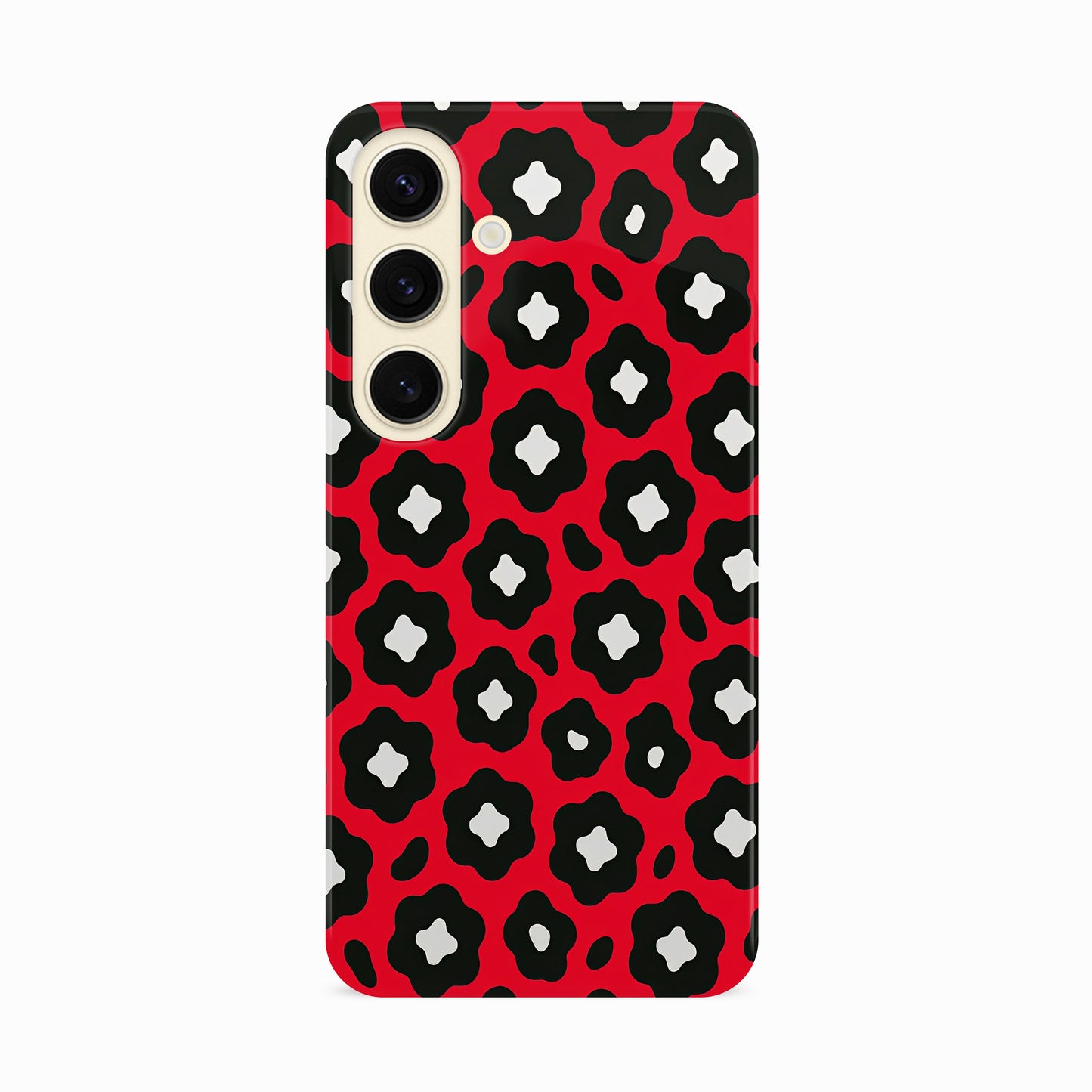 Abstract Bold Red Leopard Print Case Phone Case