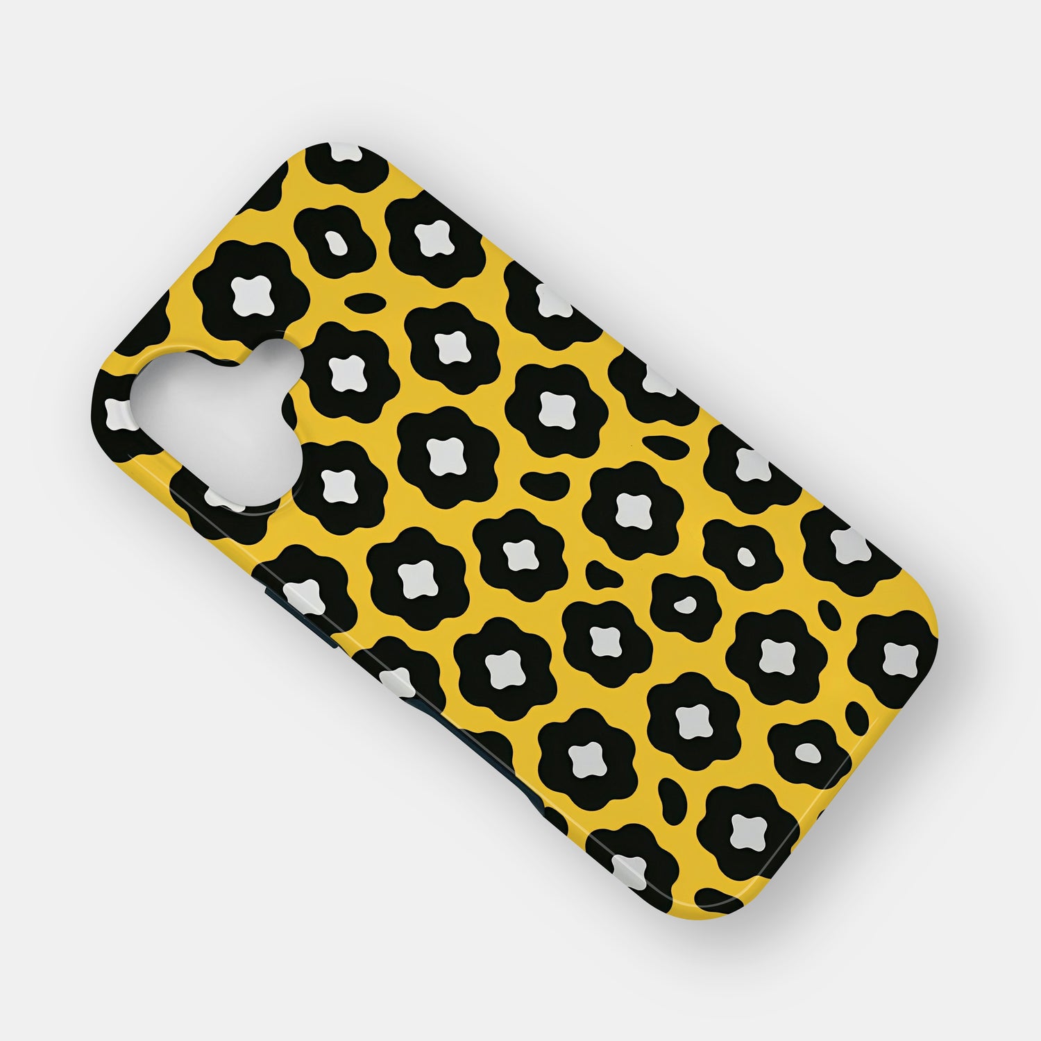 Abstract Bold Yellow Leopard Print Case Phone Case
