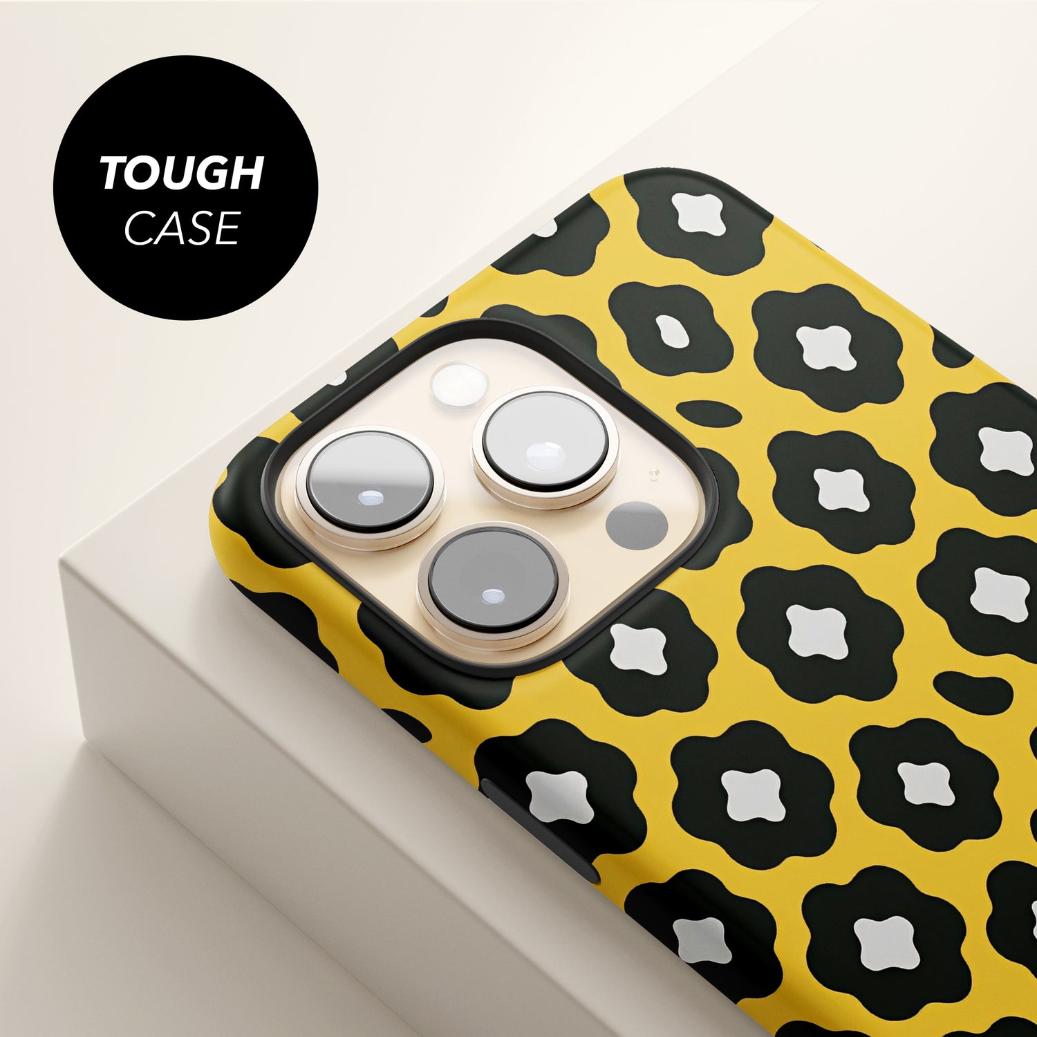 Abstract Bold Yellow Leopard Print Case Phone Case