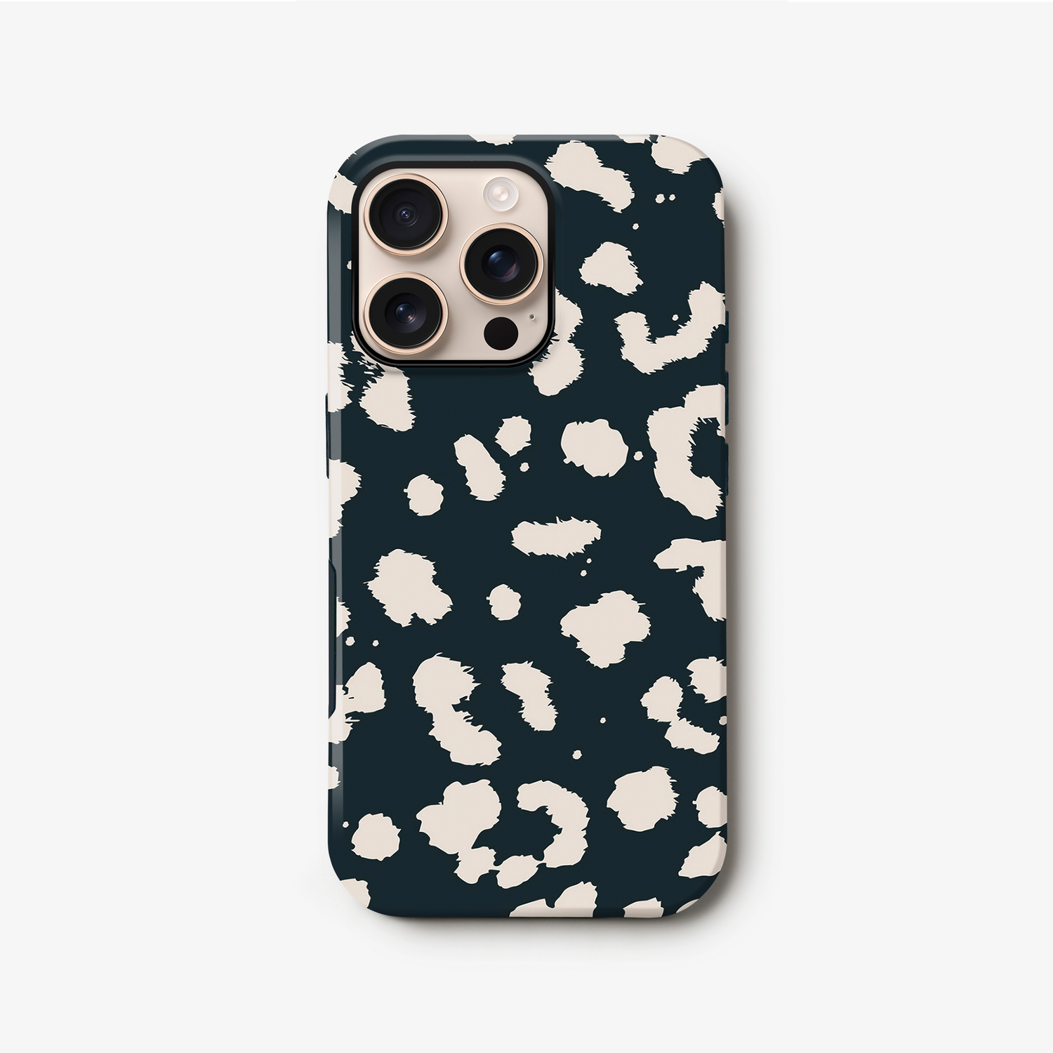 Abstract Leopard Print Pattern Phone Case iPhone 16 Pro Phone Case