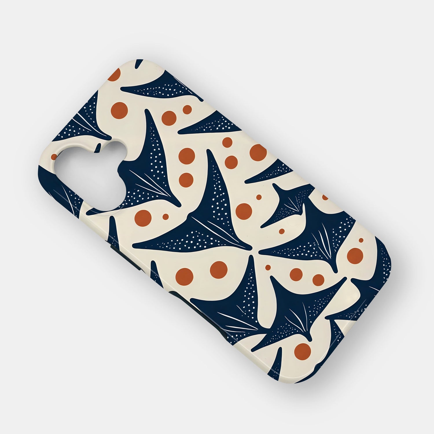 Abstract Manta Ray Pattern Case Phone Case