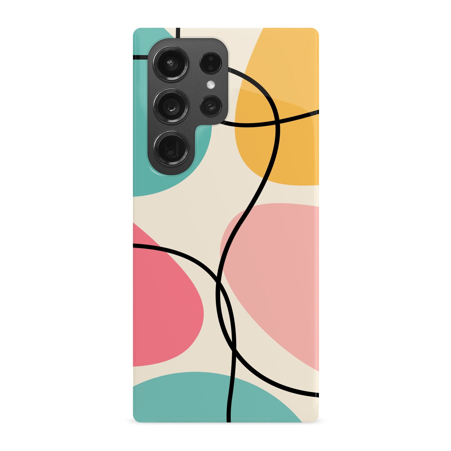 Abstract Colour Block Pattern Case Phone Case
