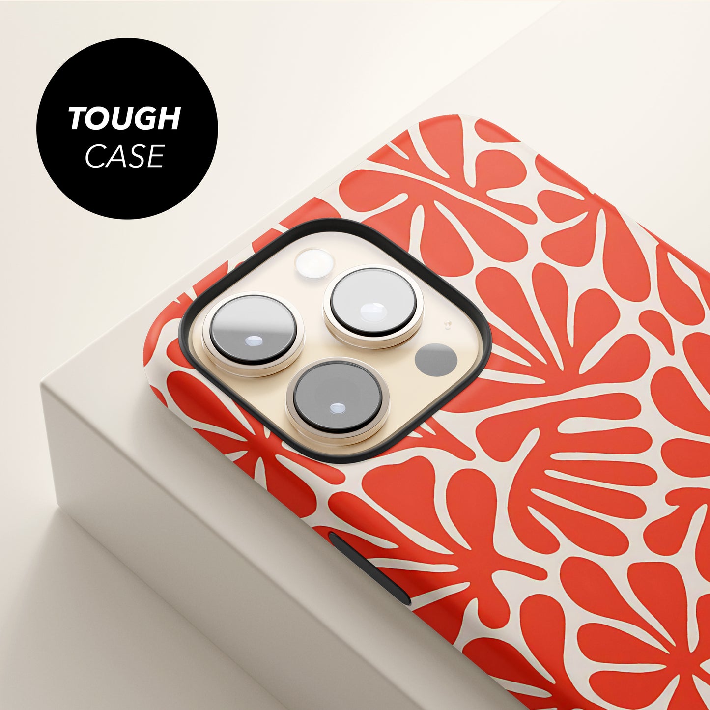 Abstract Orange Matisse Floral Print Case Phone Case